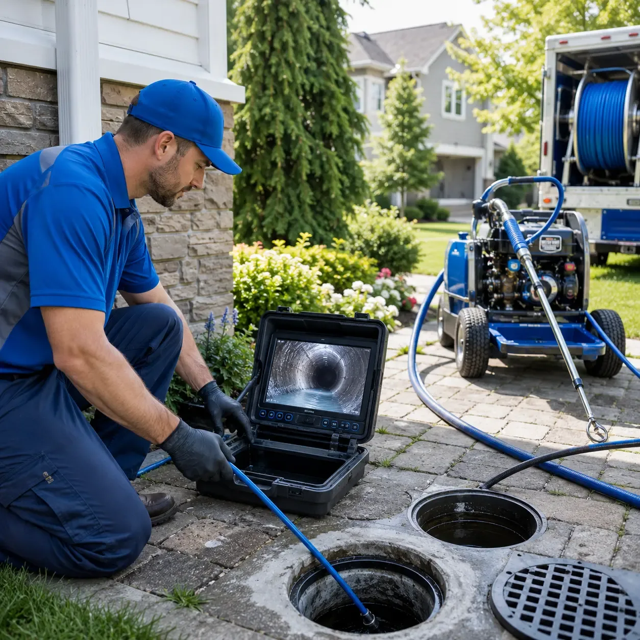 Outdoor drain cleaning professionals serving Summerfield, IL